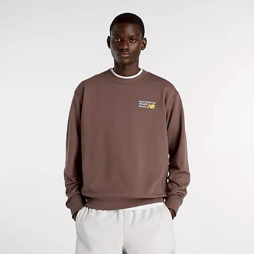 【New Balance】Athletics Premium Logo Crew 長袖上衣 (2色)