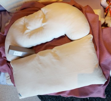 【安神特惠組】買馬毛側睡A+C枕 ( 牛尾毛彈簧填充 ) 1組贈噴霧