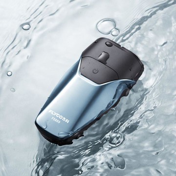 免運】剃鬚刀 電鬍刀 電動刮鬍刀 迷你刮鬍刀 浮動雙環刀頭 三刀頭電動刮胡刀全身水洗雙刀頭男士智能充電式刮胡須刀