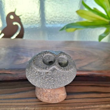 石雕貓頭鷹系列- 4號 療癒系手作文創擺飾
