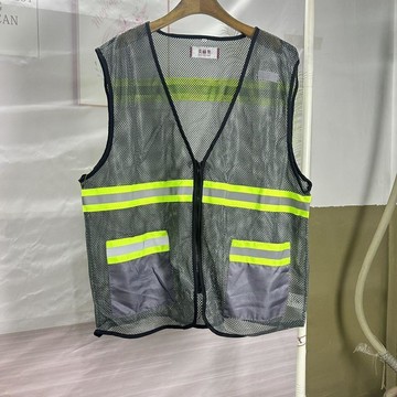✅【臺灣出貨】特區建工施工反光衣安全馬甲工人馬防護服網眼透氣反光馬甲