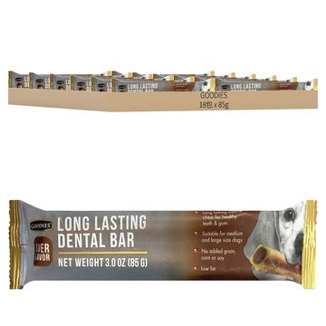 GOODIES 耐嚼型潔牙棒 1條  雞肝風味  85g  18包