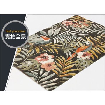 【范登伯格】歐斯特 現代都會流行進口地毯 地墊 -森林鳥花園  綠   80x150cm