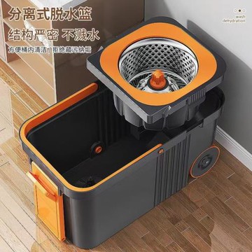 加大加厚款家用旋轉拖把家用自動拖把桶懶人免手洗一拖凈拖地墩布