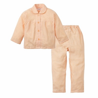 ダブルガーゼ前開き長袖パジャマ 女の子 子供服 ジュニア服 キッズパジャマ Kids Pajamas 通販 Lineポイント最大get Lineショッピング