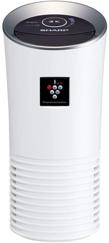 SHARP【日本代購】夏普車用空氣清淨機,高濃度“淨離子群”快速除臭IG-KC15-W