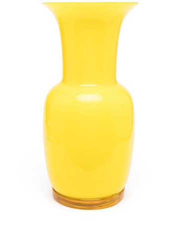 Venini - Opalino porcelain vase - unisex - Porcelain - One Size - Yellow