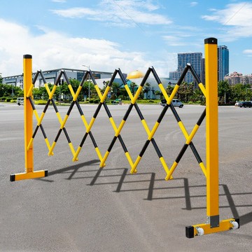 青島玻璃鋼絕緣伸縮圍欄學校隔離圍欄安全可移動隔離護欄折疊欄桿[DD030110]