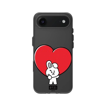 iPhone Air Clear (相機按鈕) 酷墨灰 - BT21 - SHOOKY for You
