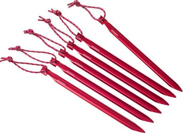 MSR 鋁合金營釘六支組 Mini Groundhog Tent Stakes 05808