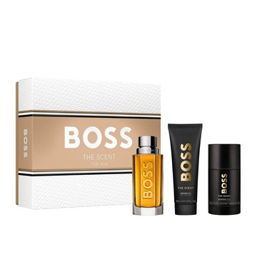 HUGO BOSS 紳士男性香氛禮盒(淡香水+沐浴露100ml+體香膏75g)