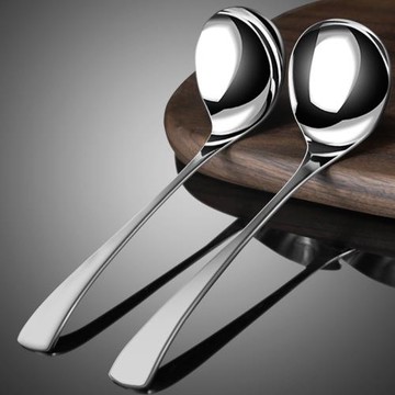 純鈦大湯勺家用鈦合金勺子兒童小學生小飯勺健康抑菌旅行餐具用品