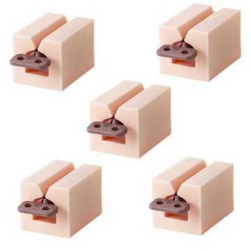 小麥購物 擠牙膏器 g304 方形款 5入  粉  1入