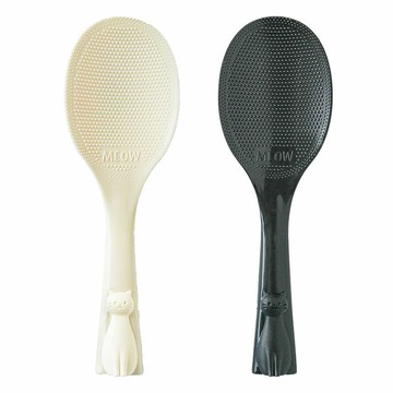 日本 DAISO 大創 可站立貓咪飯匙 飯勺 電鍋匙 餐具＊夏日微風＊