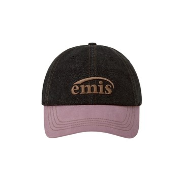 【快速出貨】EMIS WASHED DENIM BALL CAP拼接水洗單寧棒球帽(DBC)-粉色