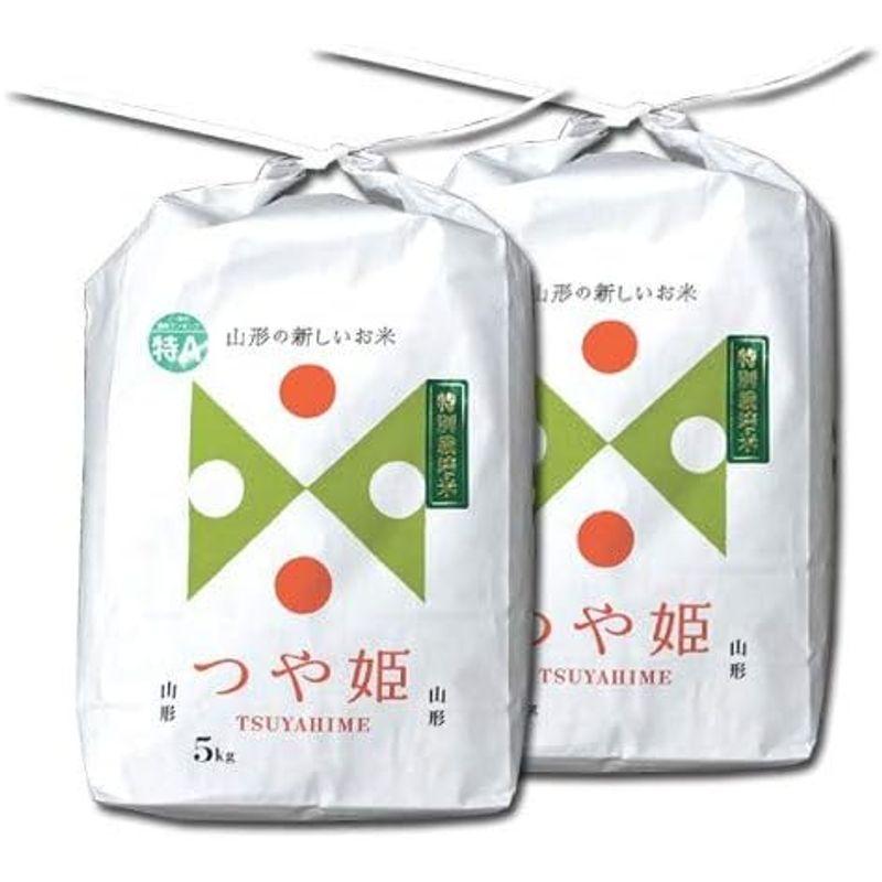 当日精米 お米 つや姫 10kg 山形県産 庄内産 令和4年産 5分づき （5kg×2袋）一等米 特別栽培米 9年連続特A