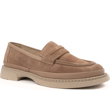 LA CONTE BEIGE CASUAL CLOSED LOAFERS 米白色女款鞋子