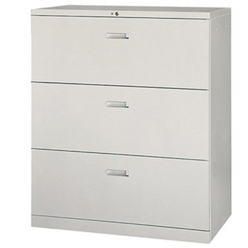 【時尚屋】抽屜三層式鋼製公文櫃Y104-12