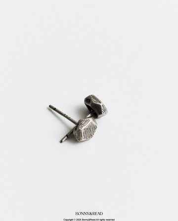 [純銀] 隕落之石耳環 / Meteorite Earring