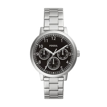 Airlift 三眼計時簡約手錶 銀色不鏽鋼鍊帶 42MM BQ2629