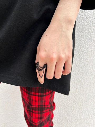 鏈條戒指│黑色│銀色│#13│hellcatpunks│hcp-ac-0266