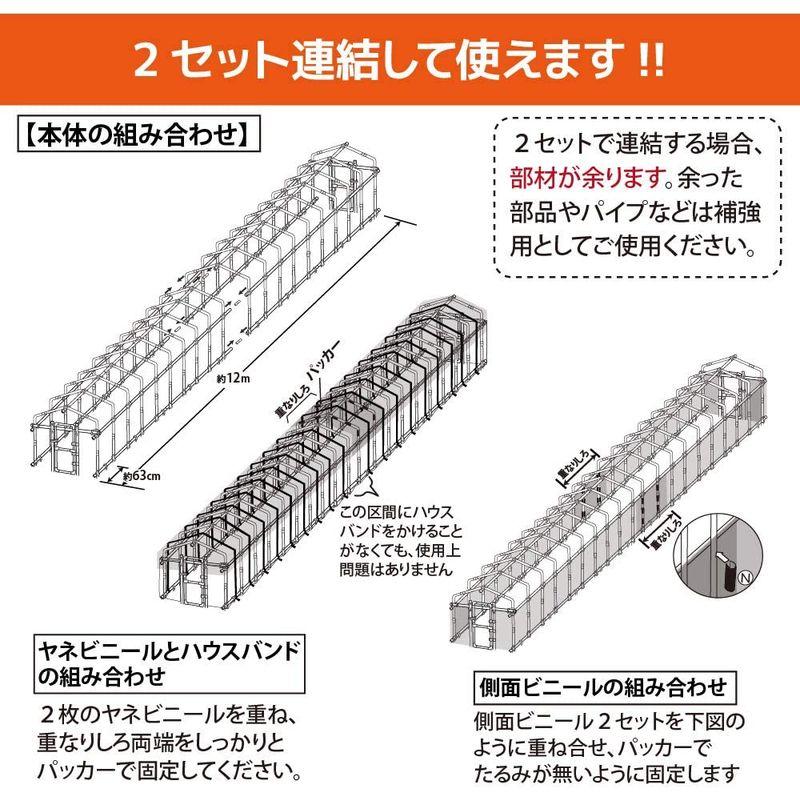 daim 夏は雨よけ,冬は保温で一年中使える ダイムハウス ドア付き4坪 13.2 家庭用 温室ハウス 家庭用温室ハウス 温室 ビニール温