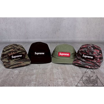 【HYDRA】Supreme Military Camp Cap 尼龍 虎紋 五分割 Box 帽【SUP645】
