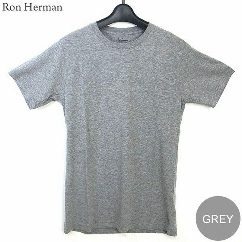 送料198円 ロンハーマン Ron Herman クルーネック Tシャツ Crew Neck メンズ グレー Rhc 999 コットン100 通販 Lineポイント最大0 5 Get Lineショッピング