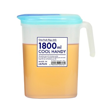 YAMADA 冷水壺 293 1.8L -窄身設計冰箱門邊適用  透明色  3個