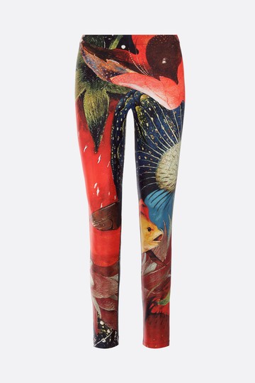 ALEXANDER McQUEEN Hieronymus Bosch lycra leggings Woman