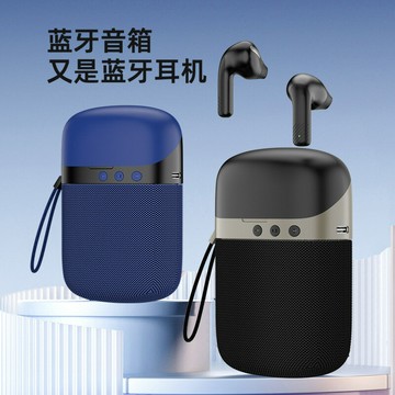 藍牙耳機二合一音箱 2025爆款私模無線藍牙新品高品質戶外便攜【Snowbelle優選】