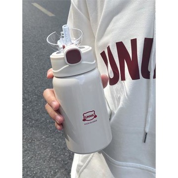 保溫杯女生高顏值大容量水杯不銹鋼保冷杯隨行杯小巧便攜情侶杯子