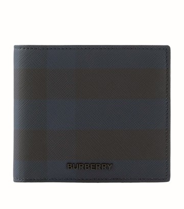 Burberry Check Bifold Coin Wallet