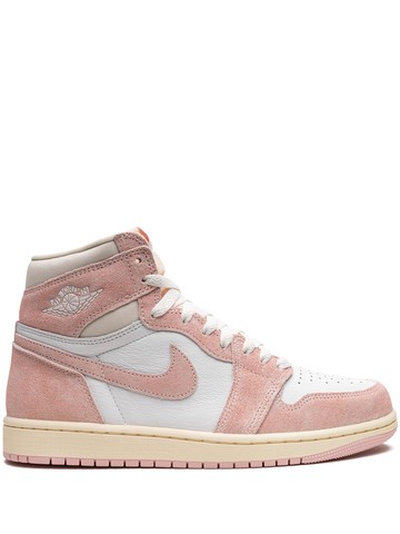 Jordan - Air Jordan 1 "Washed Pink" sneakers - women - Leather/Suede/Rubber/Fabric - 11.5 - Neutrals