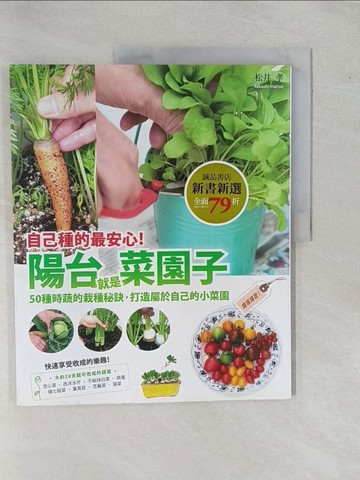 【書寶二手書T1／園藝_ZAH】陽台就是菜園子_松井孝
