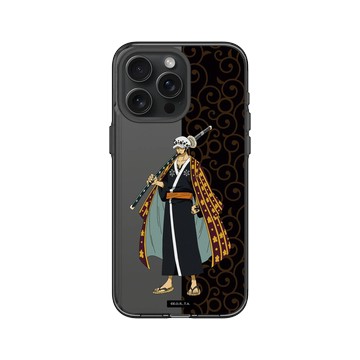 iPhone 15 Pro Max Clear 酷墨灰 - 航海王 One Piece - 和之國系列-武士羅