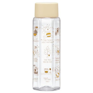 小禮堂 SKATER 迪士尼 小熊維尼 六角形透明冷水壼 250ml PDH3 (蜜蜂款)