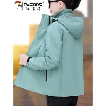 啄木鳥三合一沖鋒衣女秋冬季2024新款可拆卸內膽加絨保暖夾克外套