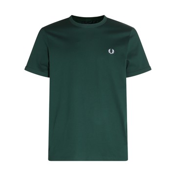 Fred Perry - Green Cotton T-shirt