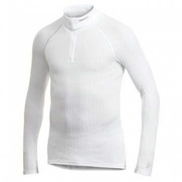 【Craft】男 ZERO EXTREME ZIP TURTLENECK長袖拉鍊T領排汗衣.上衣.衛生衣.車衣_194610-3900 白
