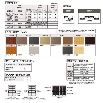 断熱玄関引戸(引き戸) 光悦K3 4枚建戸 ランマ付き 11型(千本格子中割れ