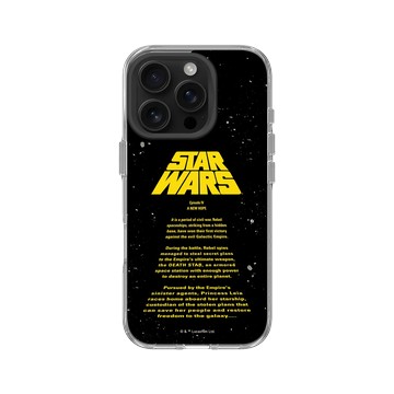 iPhone 16 Pro Clear 透明 - 迪士尼-星際大戰 Star Wars - 星際大戰-開場字幕