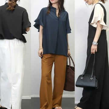 MOCO日系V領素色大荷葉袖棉麻紗前短後長寬鬆上衣