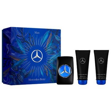 Mercedes-Benz 王者之峰淡香水禮盒(淡香水100ml+沐浴精100ml+鬍後乳100ml) (原廠公司貨)