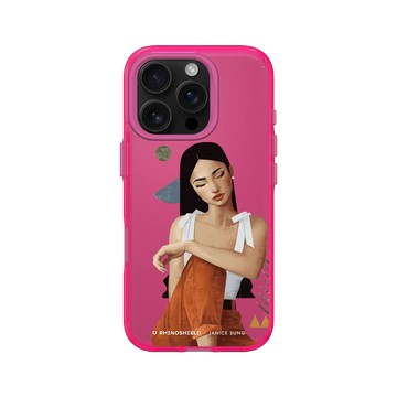 iPhone 16 Pro Clear 粉漾桃 - Janice Sung - Citrus 橙