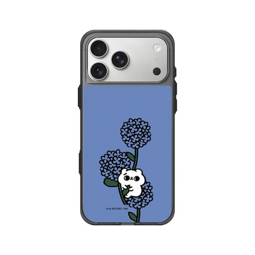 iPhone 17 Pro Max Clear (相機按鈕) 酷墨灰 - 爽爽貓 Song Song Meow by SECOND - 花語