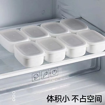 臺灣/現✨收納盒 冰箱收納 保鮮盒糙米飯分裝冷凍盒裝雜糧飯盒子減脂餐定量收納100g米飯小飯盒減肥