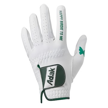 adak 男用 揮桿節奏輔助 防滑 高爾夫手套 左手用  23  白色 綠色  1個