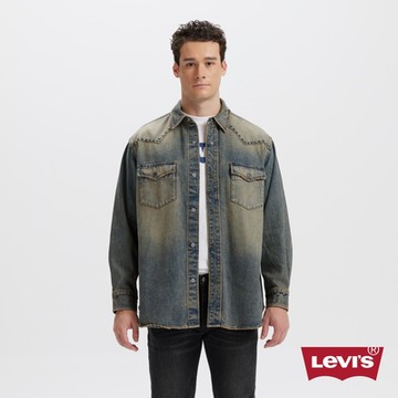 Levi s 男款 牛仔襯衫 ROCK&ROLL系列 牛仔外套 襯衫外套 熱賣單品