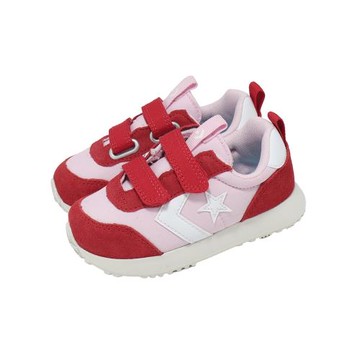 Converse 休閒鞋 Omega Trainer 2V 小童鞋 學步鞋 粉紅 紅 魔鬼氈 麂皮 A17786C